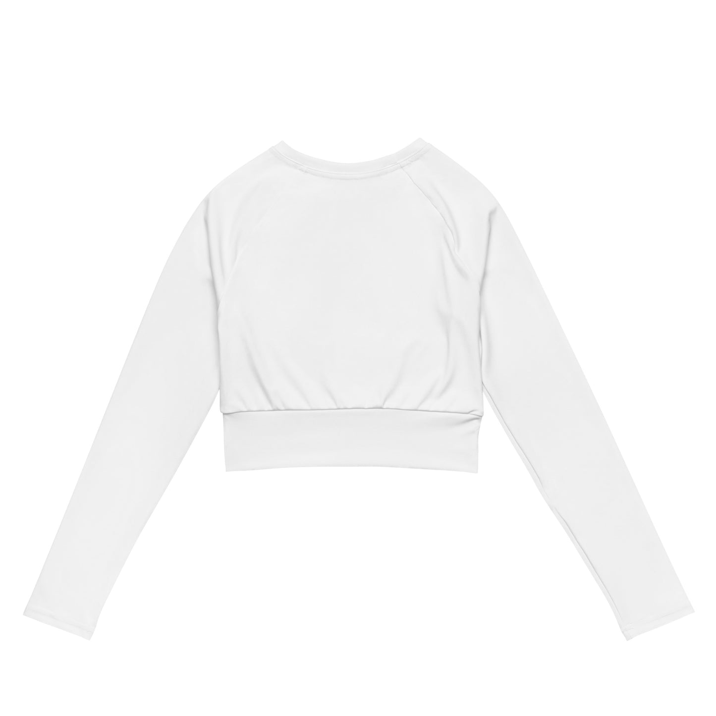 Long-sleeve crop top